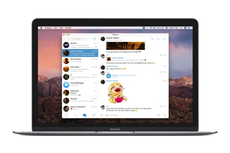 تلگرام بومی روی macOS با پنل نوار منو